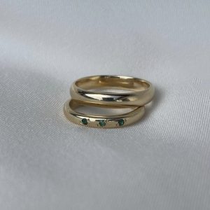 Diseño argollas de matrimonio 2 Argollas de Matrimonio - Esmeraldas